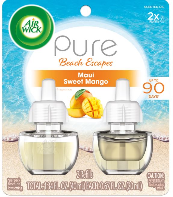 AIR WICK Scented Oil  Maui Sweet Mango Discontinued